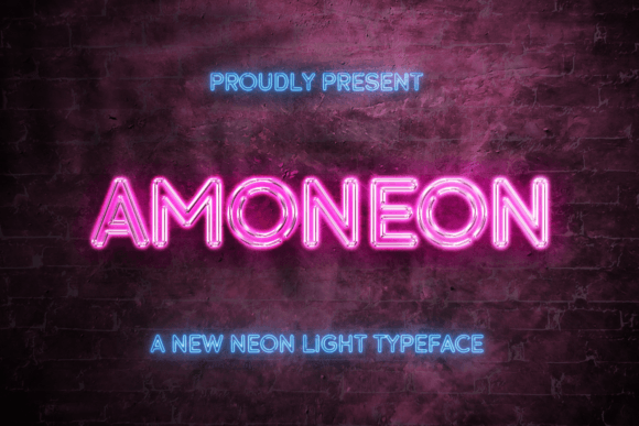 Amoneon: A Display Font with Attitude and Precision