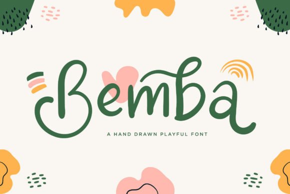 Bemba: The Playful Font That Makes Your Handmade Products Sing