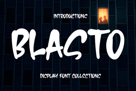 Blasto: A Cute Decorative Font for Editorial Expression