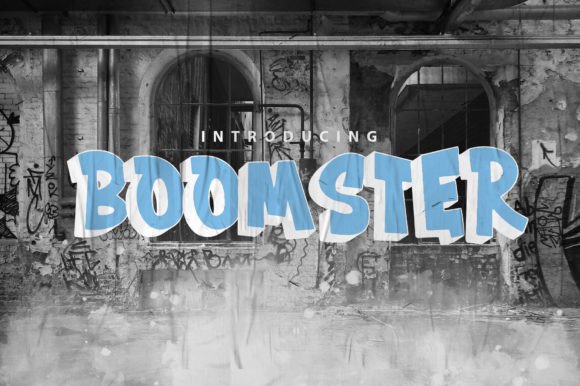 Boomster: A Graffiti Display Font for Creative Makers
