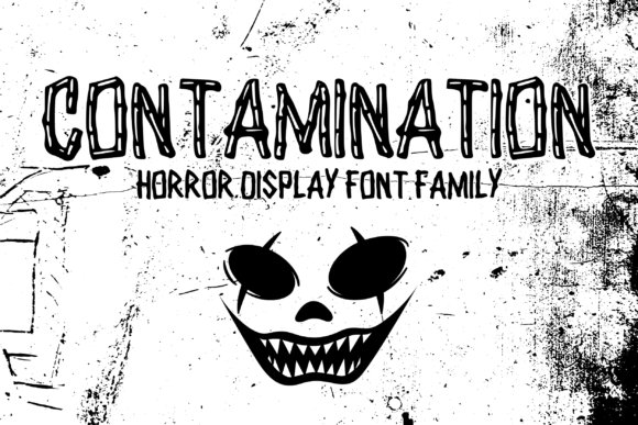 Contamination: A Horror Font in Real Brand Design