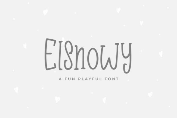 Elsnowy: The Playful Display Font for Crafters and Creators