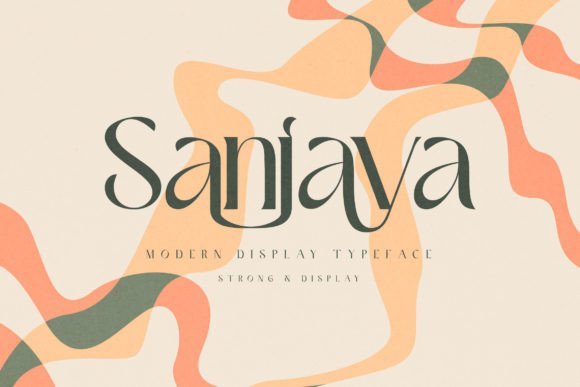 Ez-Sanjaya: A Modern Display Font for Digital Branding