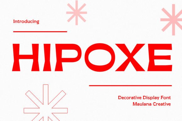 Hipoxe: A Display Font That’s Fierce, Playful, and Professionally Sharp