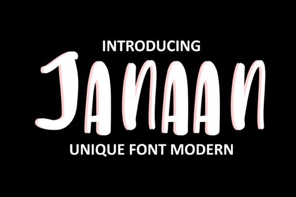 Janaan: A Font That Makes Your Business Look Like It Belongs on a Magazine Cover