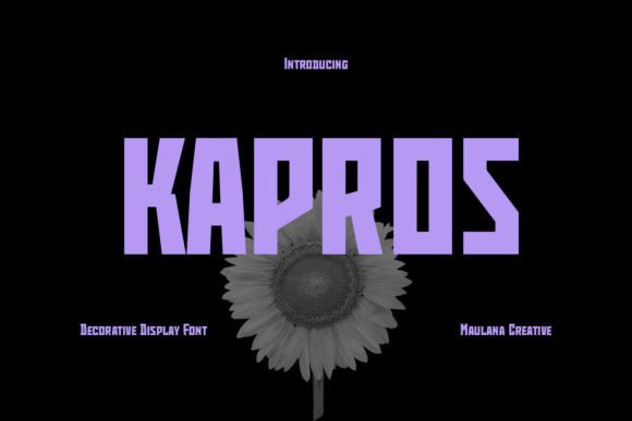 Kapros Font: A Typeface That Shapes Your Brand’s Future
