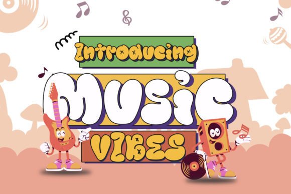 Music Vibes: A Display Font That Speaks Without Sound