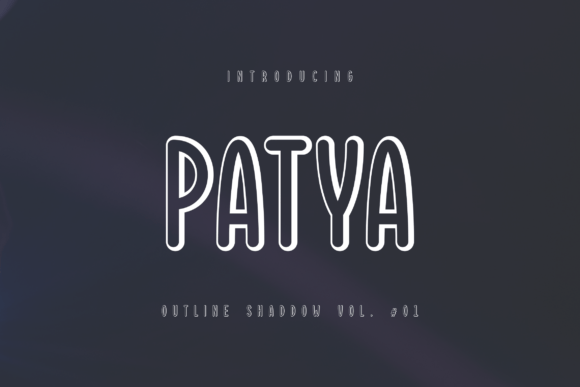 Patya Font: A Bold and Modern Display Typeface for Web Design