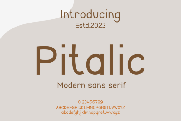 Pitalic: Your Go-To Font for Polished Craft Projects