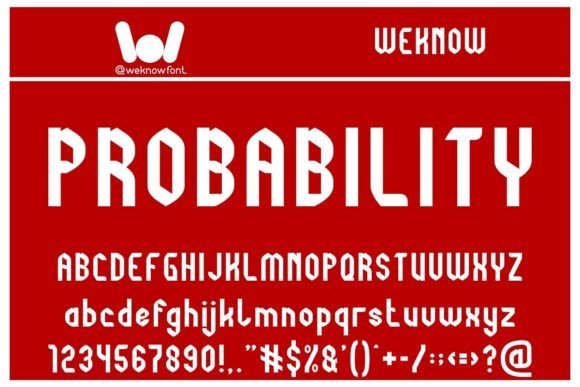 Probability: A Techno Sci-Fi Font For Modern Branding