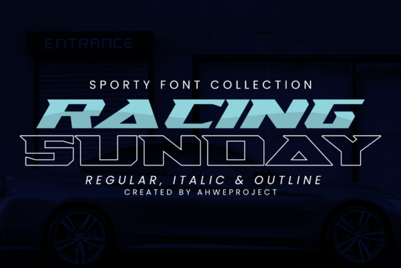 Racing Sunday: A Modern Typeface Built for Digital Velocity