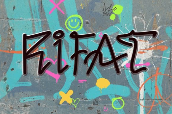 Rifat Font: The Graffiti-Inspired Design Powerhouse for Creators