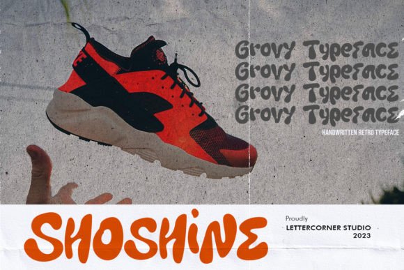 Shoshine Font: A Display Typeface for Expressive Digital Branding