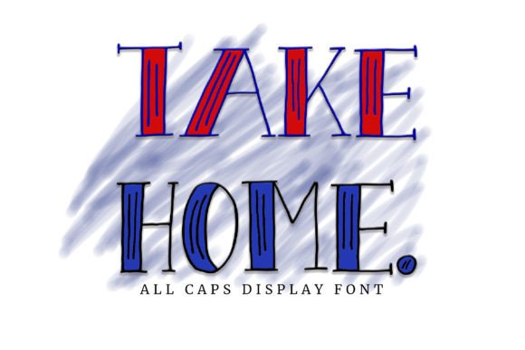 Take Home Font: Adding Playful Personality to Digital Branding