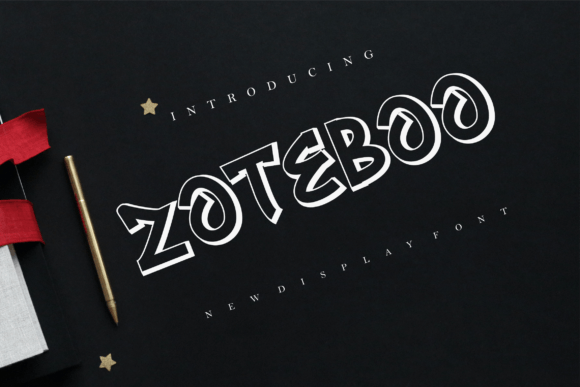 Zoteboo: A Playful Font for Handmade Product Labels